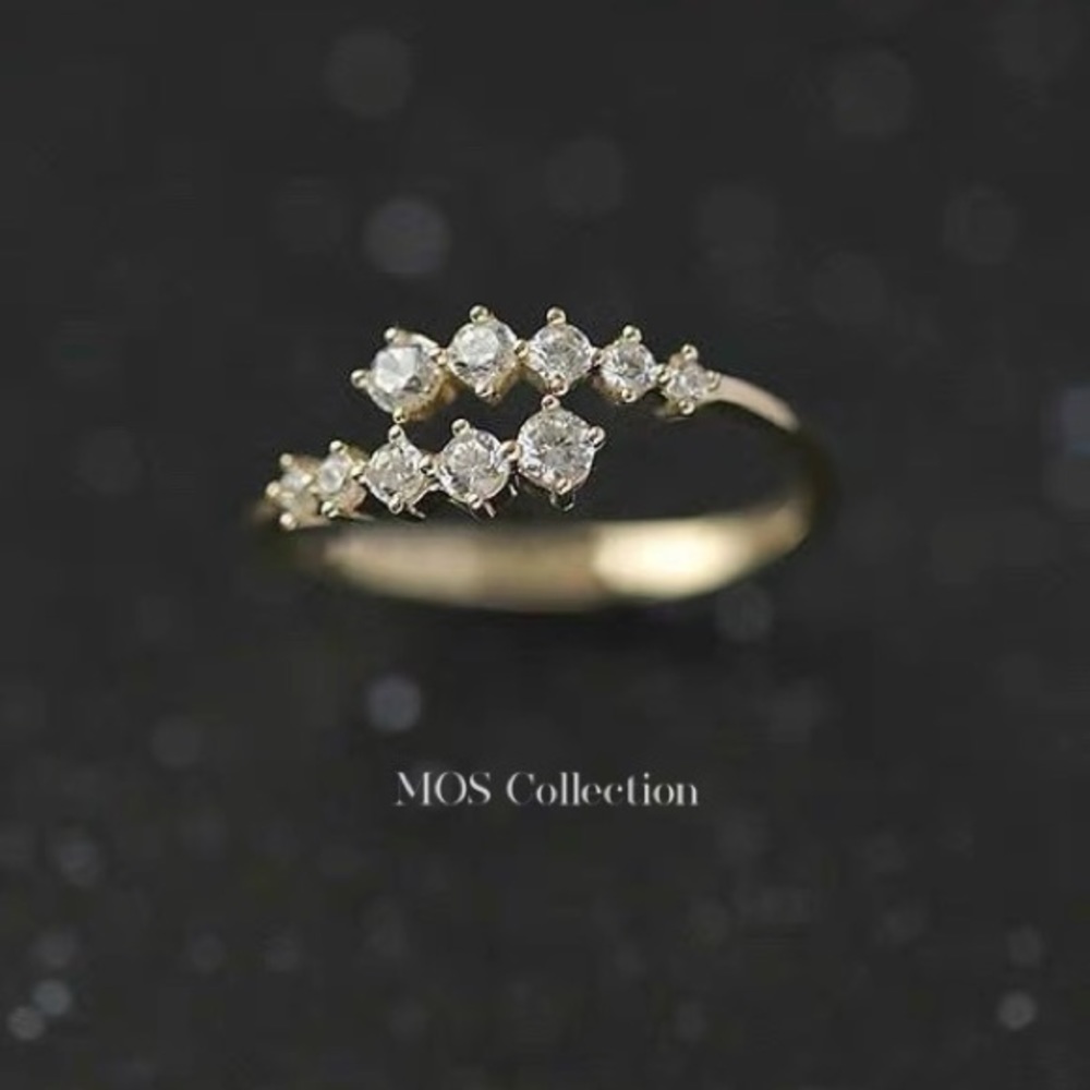 Aura Ring 18k gold size 7 8 9
